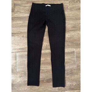 Papaya Women’s Size Small Thick Black Leggings With Crossover Waistband Yoga